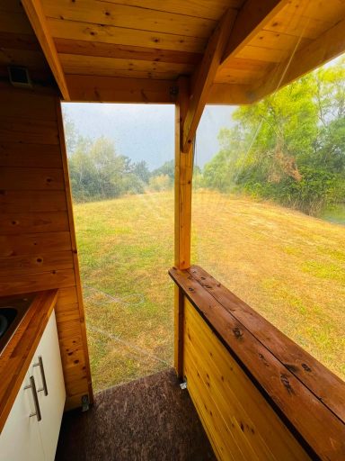 Angle from inside kitchenette on 1.5acre lake.