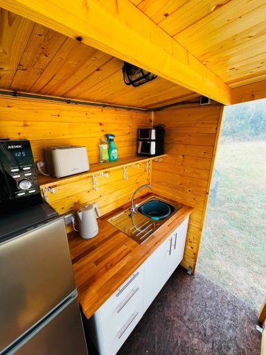 Inside Kitchenette on 1.5 acre lake.